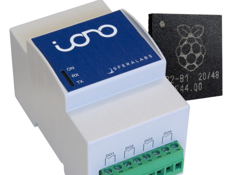 Industrial programmable I/O module based on Raspberry Pi MCU