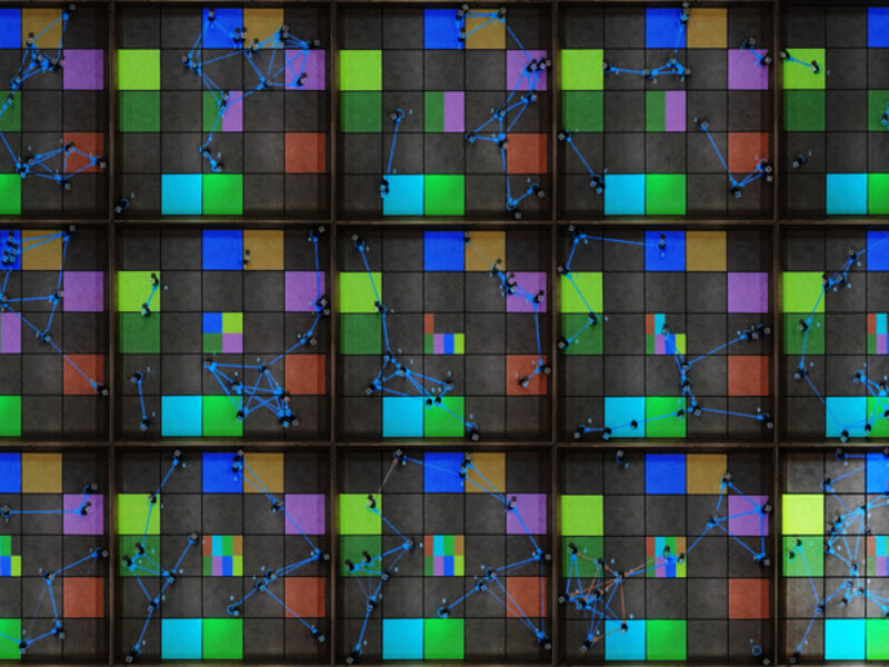 Secure communications for robot teams using blockchain