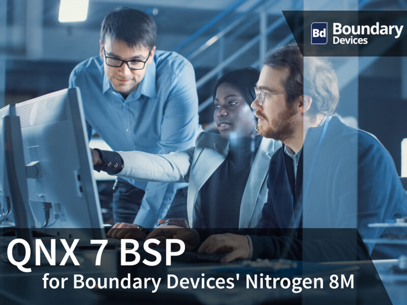 QNX 7 board support package for SBC cuts development time