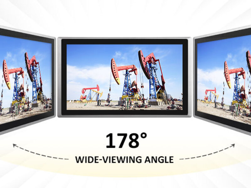 Wide-angle FHD sunlight-readable display modules
