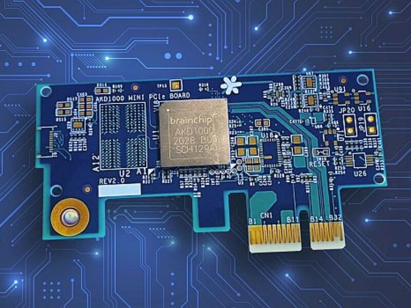 Mini PCIe board leverages neural networking processor