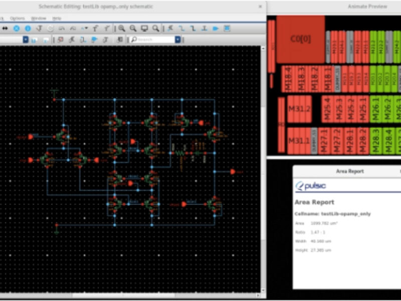 Free analog layout preview software from Pulsic