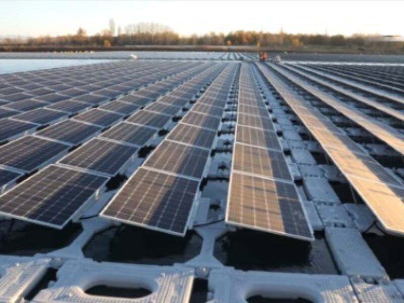 La plus grande centrale photovoltaïque flottante d&rsquo;Europe dans le Vaucluse