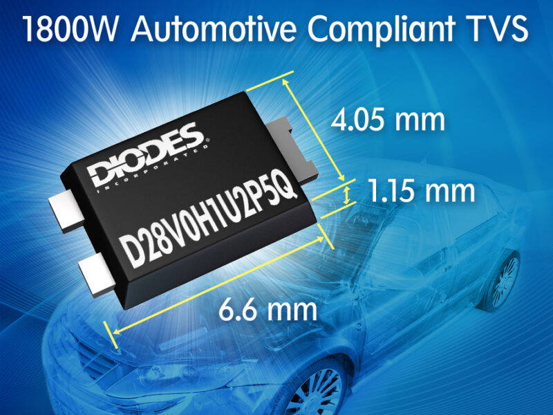 1800W Transient Voltage Suppressor launched