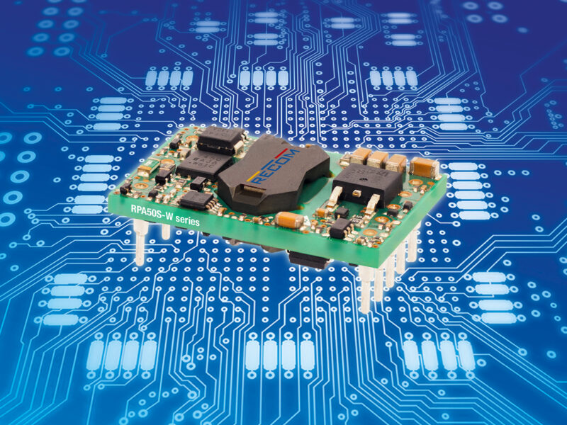 Convertisseur CC économique de 50 W au format seizième de brique