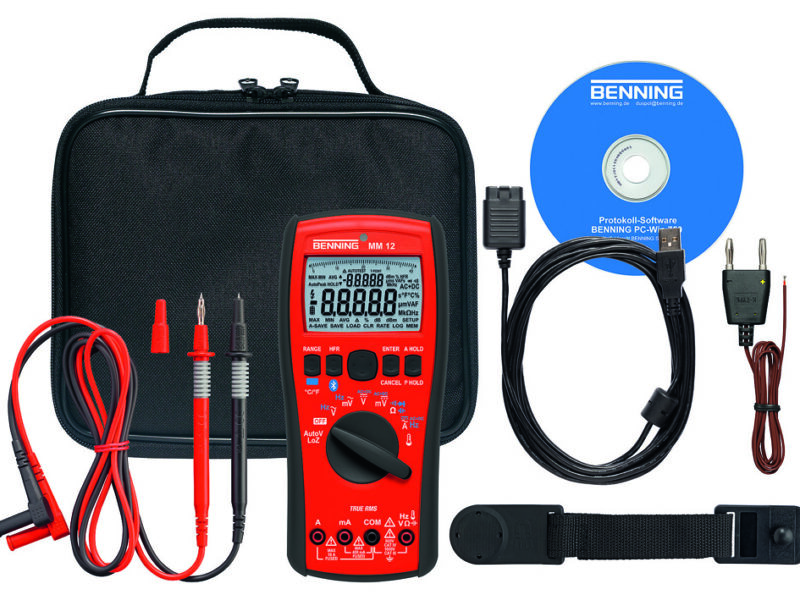 Multimètre numérique portable adapté aux tâches de mesure sophistiquées