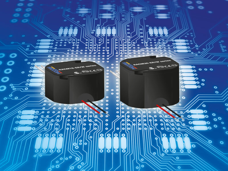 Convertisseurs CA/CC adaptés aux installations murales encastrées