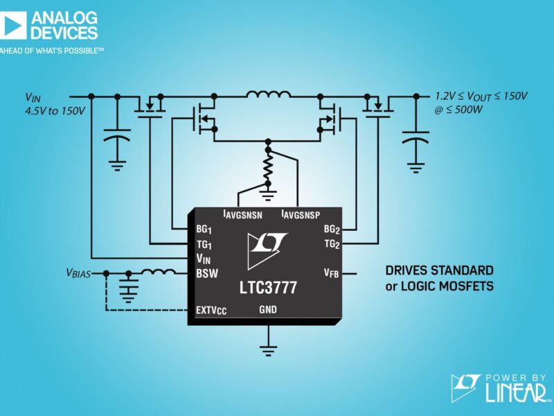 Contrôleur, abaisseur-élévateur 150V en entrée et sortie