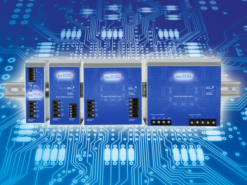 Alimentations rail de 120 à 960 W pour système biphasé et triphasé