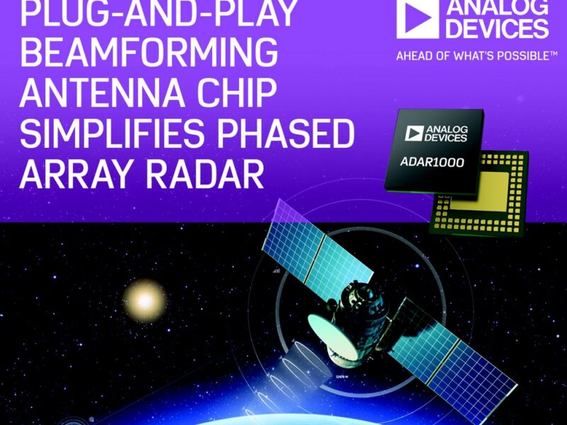 Analog Devices simplifie la conception de radars pour systèmes d’avionique et de communications