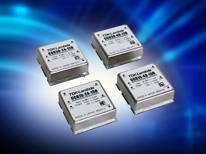 Convertisseurs DC-DC à double sortie 15 W et 30 W dotés d’un blindage sur les six faces