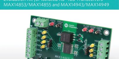 Transpondeurs RS-485 isolés à transformateur driver et LDO intégrés