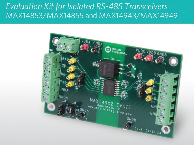 Transpondeurs RS-485 isolés à transformateur driver et LDO intégrés