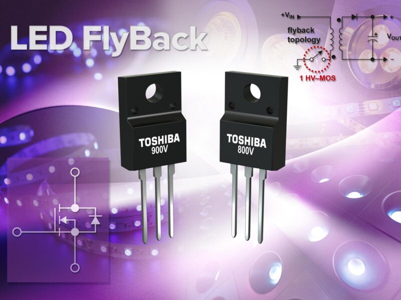 Gamme de MOSFET haute-tension pour commutation rapide à haut rendement