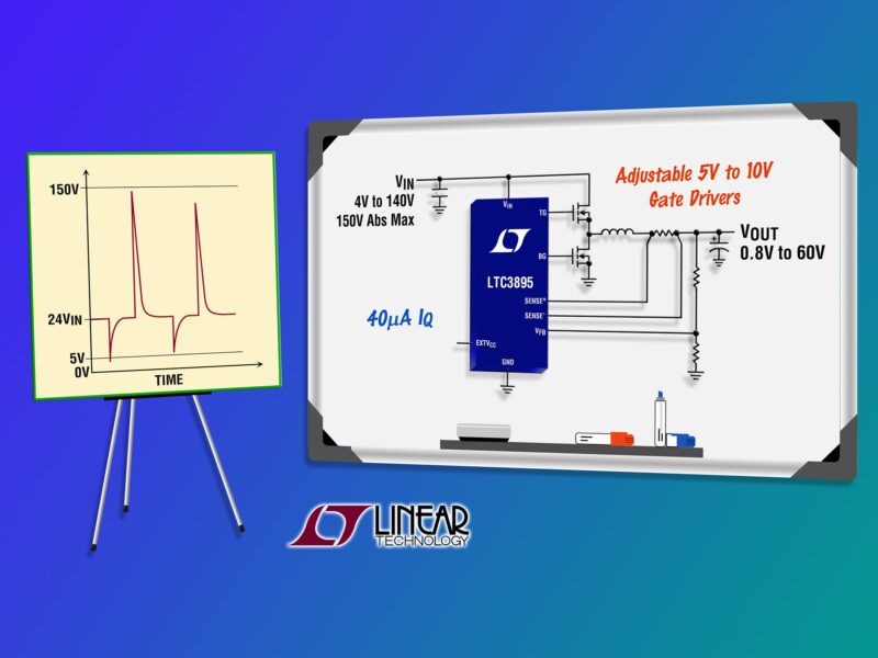 Contrôleur DC/DC, abaisseur synchrone, haute tension