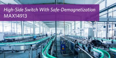 Commutateur octuple et driver high-side à brides de démagnétisation sécurisées