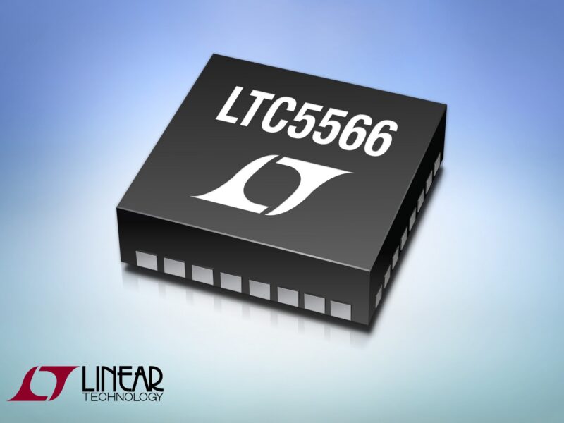 Double mélangeur large bande 300 MHz à 6 GHz, avec amplificateurs à gain programmable