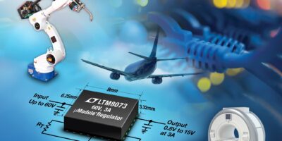 Régulateur µModule Silent Switcher, 60 V, 3 A