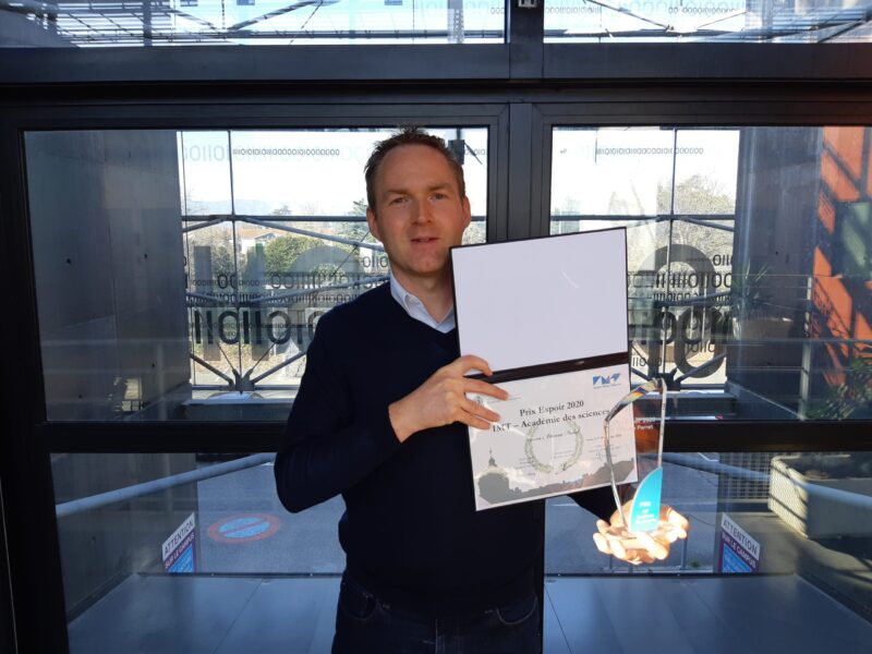 Etienne Perret obtient le Prix Espoir IMT de l’Académie des Sciences pour ses étiquettes d’identification sans puce