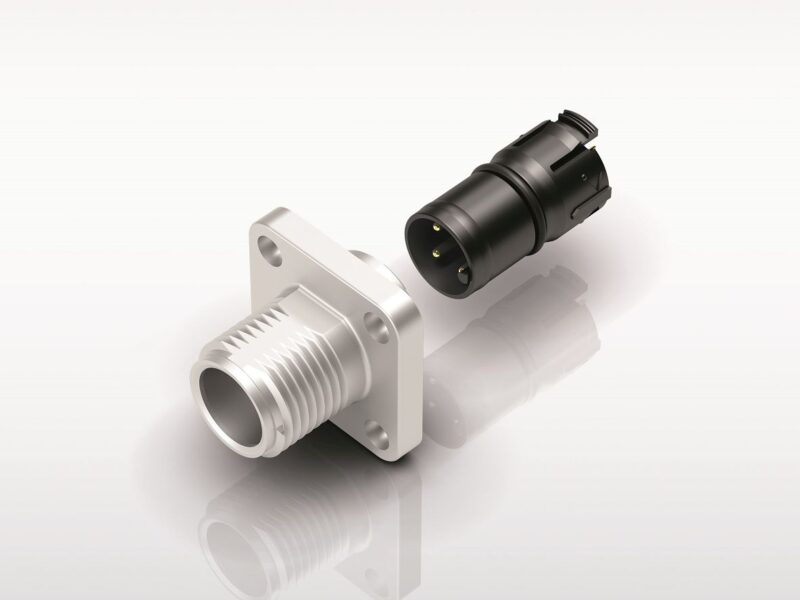 Connecteurs à brides rectangulaires avec verrouillage et codage-A multi-positions