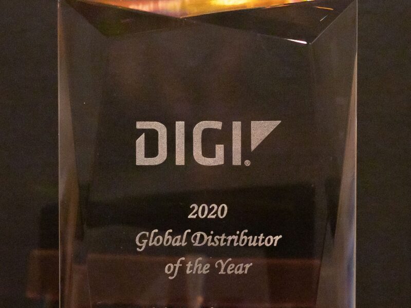 Digi-Key Electronics nommé « Global Distributor of the Year » par Digi International pour la quatrième année consécutive