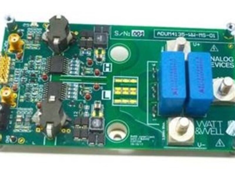 Analog and Microsemi team for high power isolated SiC gate driver board