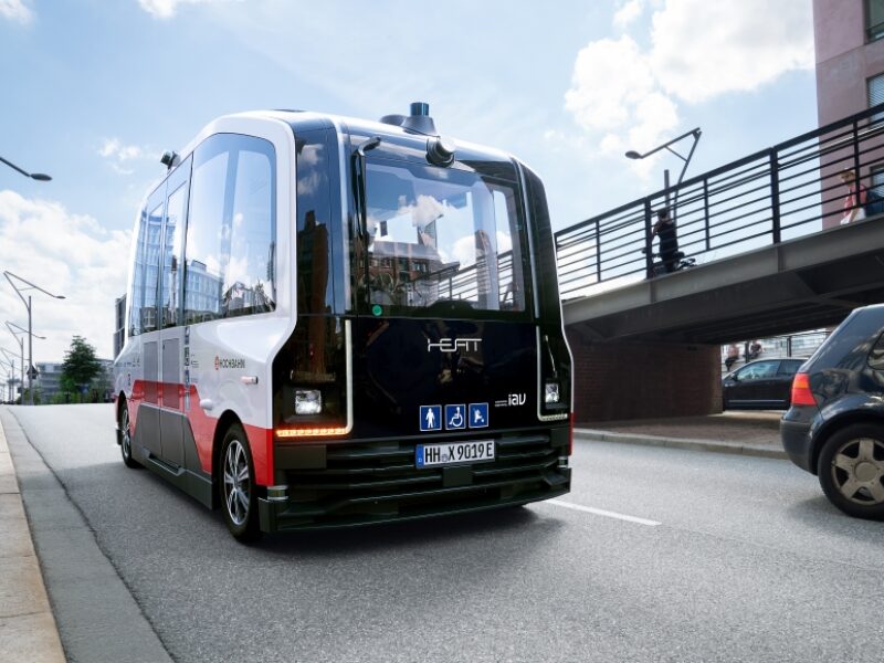 Driverless minibus service rolls out in Hamburg traffic