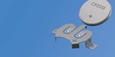 Supports de pile bouton à bas profil avec verrouillage