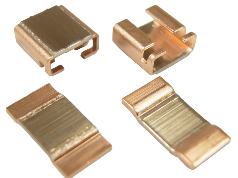 Metal plate power shunts for high current applications in distribution