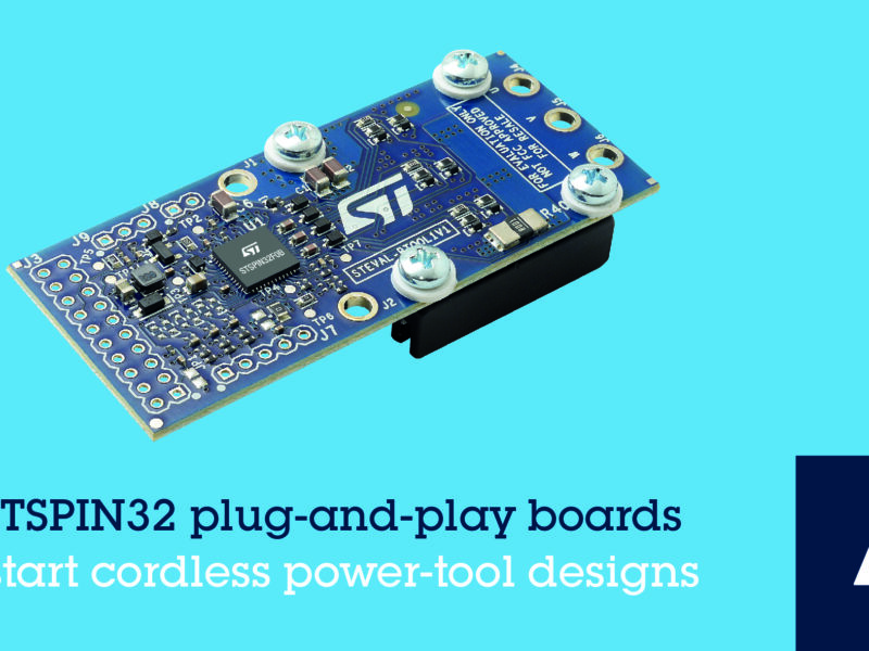 STSPIN32 prototype boards for cordless power tools