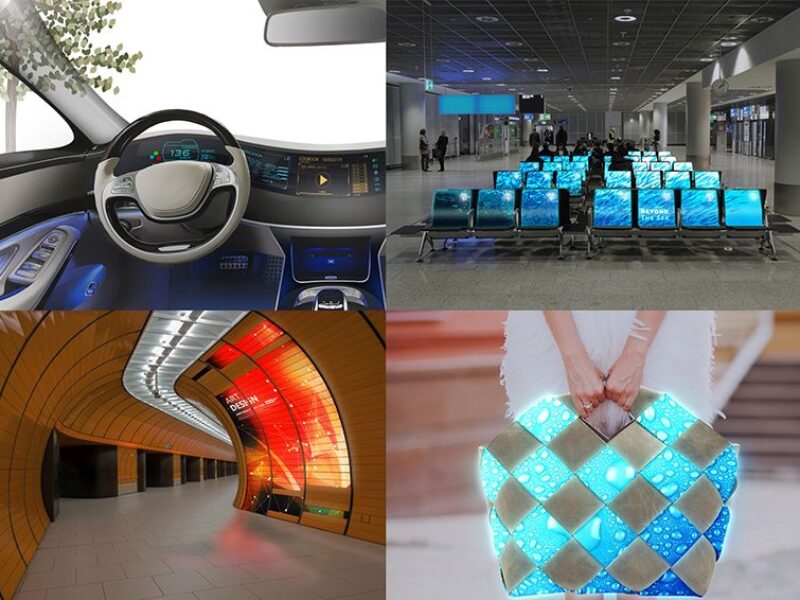 LCDs go plastic, flexible and cheap