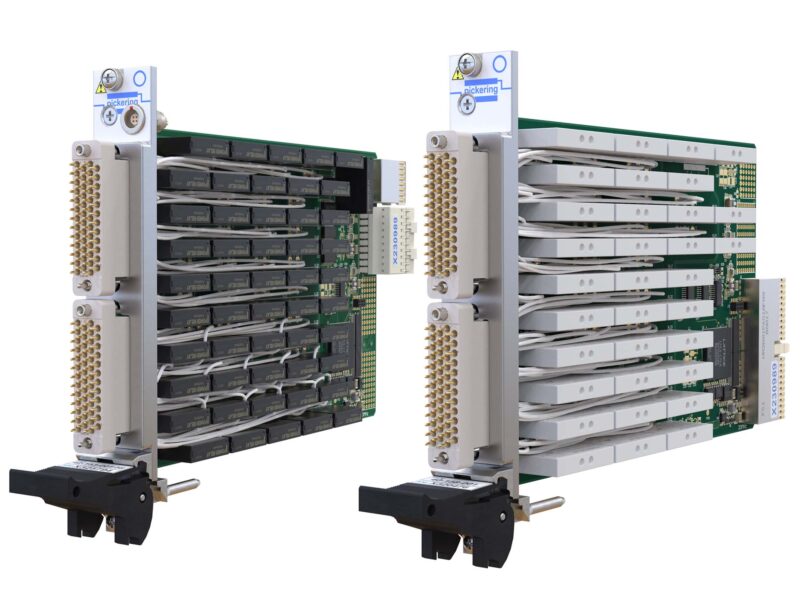 PXIe 5A power relay modules boost switching density
