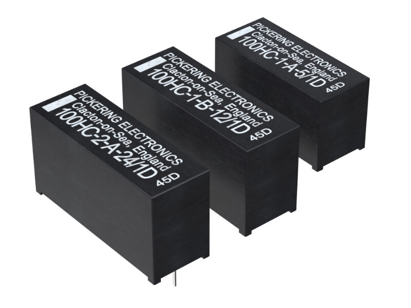 SIL/SIP reed relays handle 3A continuous carry current
