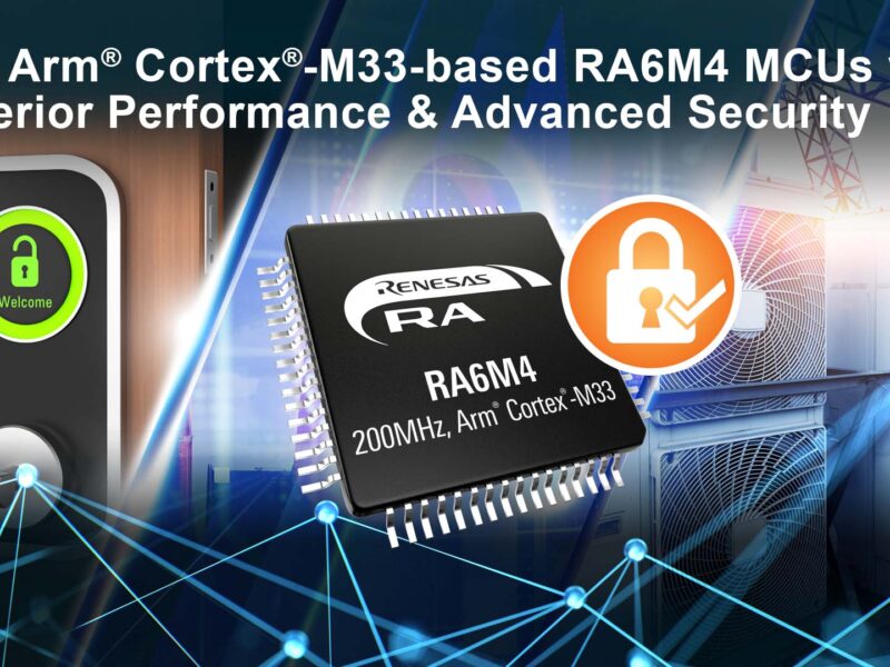 Renesas MCUs combine performance and advanced security
