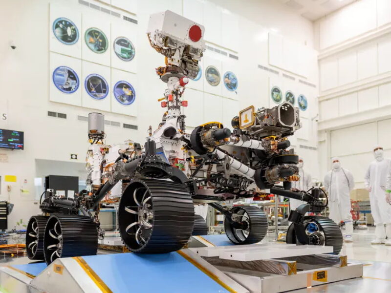 Entrée en service sur Mars du laser Thales de SuperCam