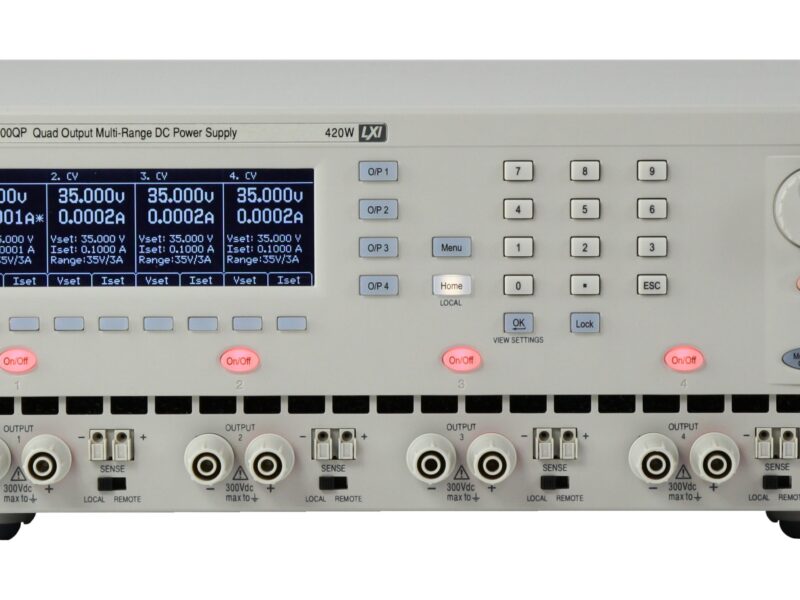 Four channel power supply uses mixed mode regulation
