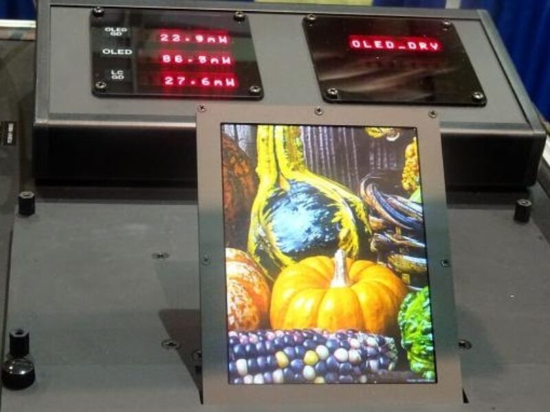 Affichage hybride combinant OLED et LCD réfléchissants