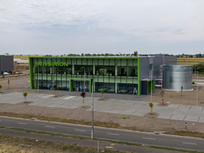 Sensirion opens carbon-neutral factory in Hungary