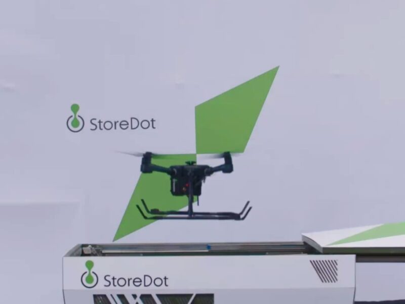 World first of five minute drone fast charging 